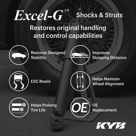 KYB 16-23 Toyota Tacoma RWD Excel-G Gas Strut - Front