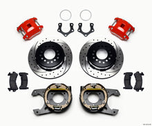 Load image into Gallery viewer, Wilwood D154 P/S P-B Kit Drilled-Red Mopar/Dana 2.36in Off w/Snap Ring Bearing