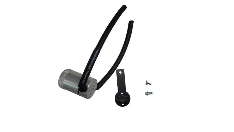 J&amp;L 19-25 Nissan Altima 2.5L Oil Separator 3.0 Passenger Side - Clear Anodized