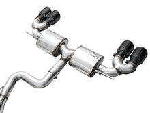Load image into Gallery viewer, AWE MK8 Volkswagen Golf R 3in Touring Edition Quad Exhaust - Diamond Black Tips