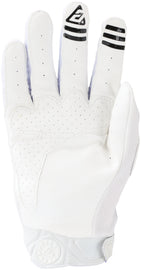 Answer 25 Peak Gloves White/Black Logo Youth - Large