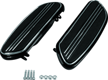 Load image into Gallery viewer, Bikers Choice 86-20 Touring 86-17 FLST 12-16 FLD Black Floorboard Kit Replaces H-D 50631-04 Pr