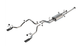 Borla 07-21 Toyota Tundra w/ Long Bed Cat-Back Touring SS Catback Exhaust w/ Black Chrome Tips