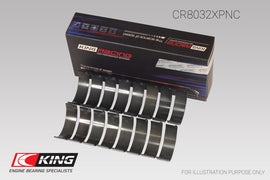 King Engine Bearings Chrysler 345/ 370 16V (Size 0.25) pMaxBlack Coated Connecting Rod Bearing Set
