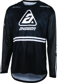 Answer 23 Ark Trials Jersey Black/White/Grey Youth - Small