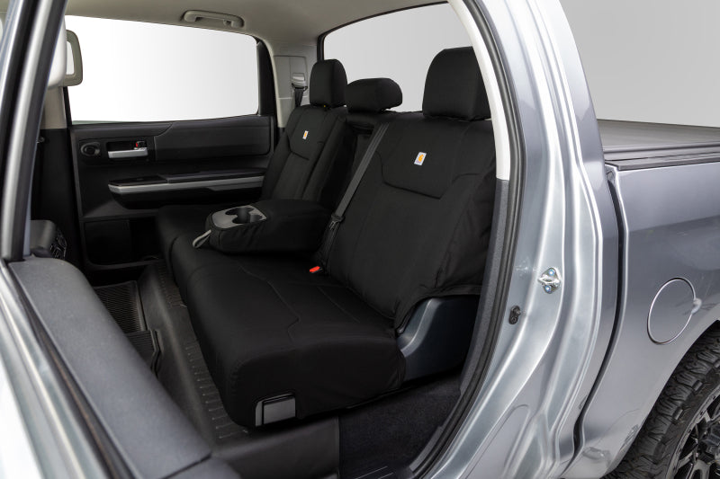 Covercraft 19-24 Chevy Silverado Carhartt Super Dux PrecisionFitFront Row Seat Covers - Blk