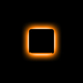 ORACLE Lighting Universal Illuminated LED Letter Badges - Matte Blk Surface Finish - I