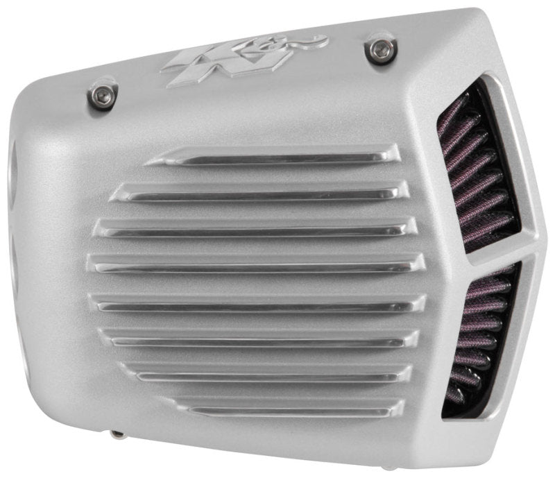 K&N Street Metal Intake System 08-16 Harley-Davidson Shaker Silver H/D Touring Models