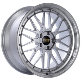 BBS LM 18x11 5x130 ET56 Diamond Silver Center Diamond Cut Lip Wheel