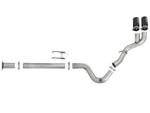Load image into Gallery viewer, aFe Rebel XD 4in SS DPF-Back Exhaust 17-18 Ford Diesel Trucks V8-6.7L (td) w/ Dual Black Tips
