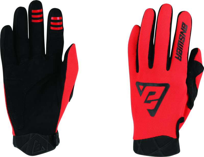 Answer Peak Glove Black/Red Youth - XL