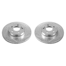 Load image into Gallery viewer, Power Stop 12-16 Mercedes-Benz C250 Rear Evolution Drilled &amp; Slotted Rotors - Pair