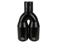 Load image into Gallery viewer, aFe MACH Force-Xp 409 Stainless Steel Clamp-on Exhaust Tip 2.5in Inlet 3.5in Outlet - Black