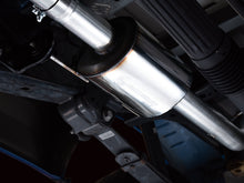 Load image into Gallery viewer, AWE 21+ Ford F150 Dual Side Exit Cat-Back Exhaust - 4.5in Diamond Black Tips *For Stock Y-Pipe Only
