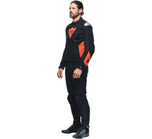 Load image into Gallery viewer, Dainese Energyca Air Tex Jacket Black/Fluorescent-Red Size - 52