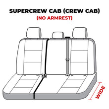 Load image into Gallery viewer, Covercraft 19-24 Ford F-250 Carhartt Super Dux SeatSaver Custom Second Row Seat Covers - Black