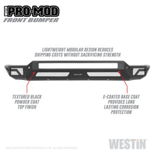 Load image into Gallery viewer, Westin 2020 Chevrolet Silverado 2500/3500 Pro-Mod Front Bumper - Textured Black