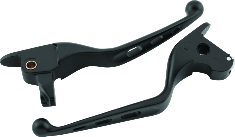 Bikers Choice 14-16 FLH FLT(Exc. FLHR) Tri-Hole Lever Set Black