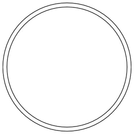 Cometic Holley 4500 Dominator .060in Fiber Air Cleaner Mounting Gasket - 7.3125in Diameter
