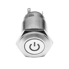 Load image into Gallery viewer, Oracle Pre-Wired Power Symbol On/Off Flush Mount LED Switch - Yellow