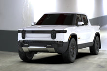 Load image into Gallery viewer, Rally Armor 22-25 Rivian R1T Black UR Mud Flap w/White Logo