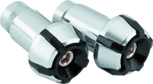 Load image into Gallery viewer, BikeMaster Anti-Vibration Bar Ends - Black/Silver
