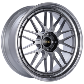 BBS LM 21x9 5x112 ET22 Diamond Black Center / Diamond Cut Lip Wheel -82mm PFS/Clip Required