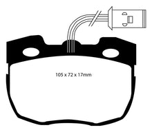 Load image into Gallery viewer, EBC 95-96 Land Rover Discovery (Series 1) 3.9 Greenstuff Front Brake Pads