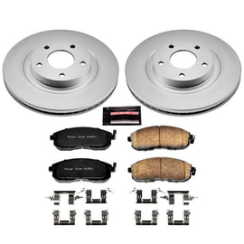 Power Stop 02-04 Infiniti I35 Front Z17 Evolution Geomet Coated Brake Kit