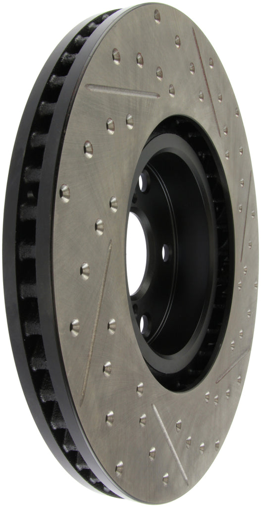 StopTech 14 Lexus IS Slotted & Drilled Front Right Rotor