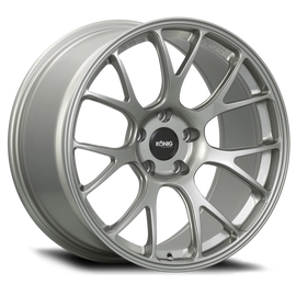 Konig Forged F1M 18X8.5 5X114.3 ET35 Ash Silver Knurled Bead