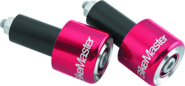 BikeMaster Anodized Aluminum Barend Pair - Red