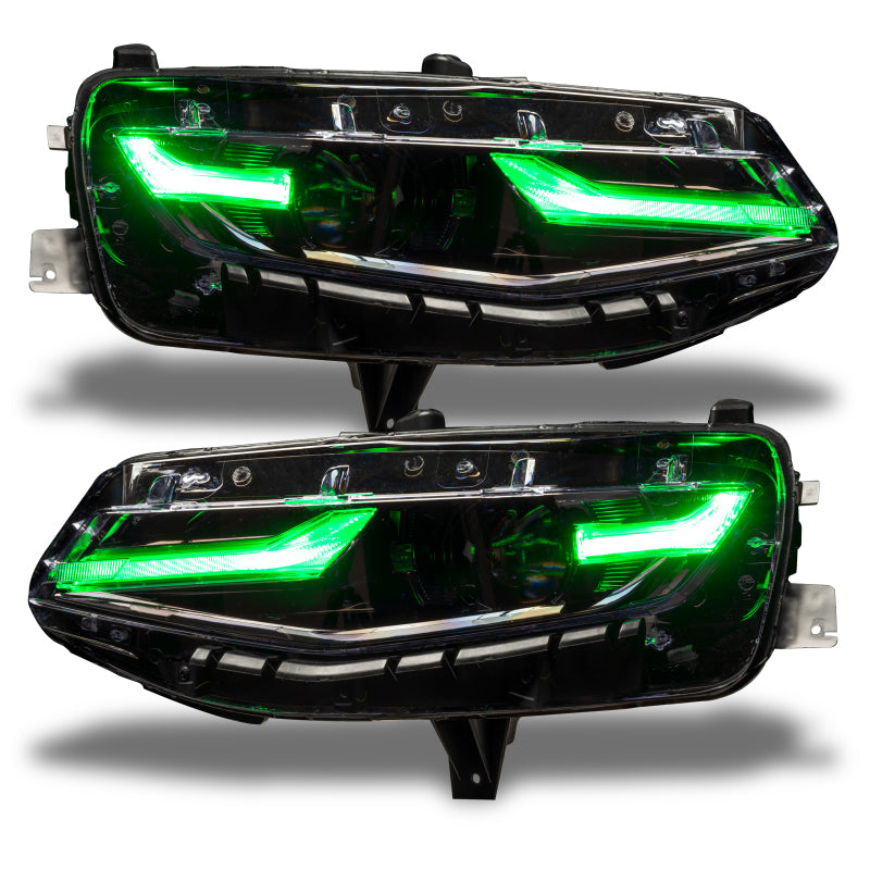 Oracle 19-21 Chevy Camaro LS/LT RGB+A Headlight DRL  Kit - ColorSHIFT w/ BC1 Controller