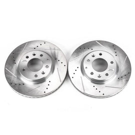 Power Stop 07-12 Mazda CX-7 Front Evolution Drilled & Slotted Rotors - Pair