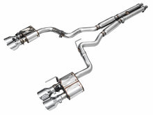 Load image into Gallery viewer, AWE Tuning 21-23 Ford Mustang Mach 1 SwitchPath Cat Back Exhaust w/ Quad Chrome Silver Tips