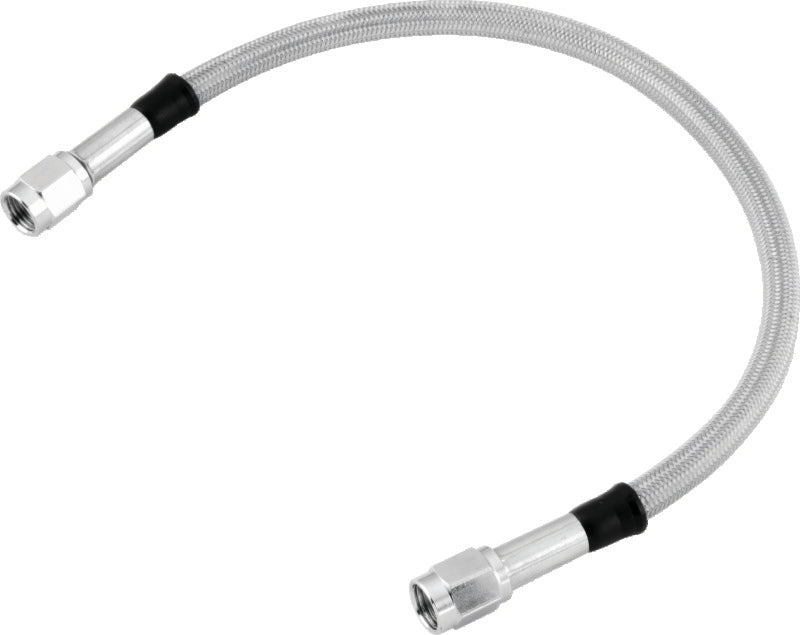 Twin Power 34 Inch Clear Coated Dot Stainless Steel Brake Hose AN-3