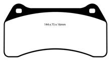 Load image into Gallery viewer, EBC 03-06 Jaguar XJR 4.2 Supercharged Yellowstuff Front Brake Pads