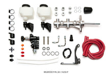 Load image into Gallery viewer, Wilwood Tandem Remote M/C Kit w L/H Bracket &amp; Prop Valve - 15/16in Bore Ball Burnished-W/Pushrod