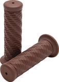 Bikers Choice 1 Inch Brown Spiral Grip