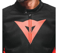Load image into Gallery viewer, Dainese Energyca Air Tex Jacket Black/Fluorescent-Red Size - 52