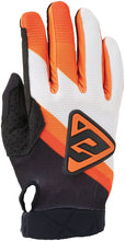 Load image into Gallery viewer, Answer 25 Peak Flo Gloves Black/Hyper Orange/White Youth - Small