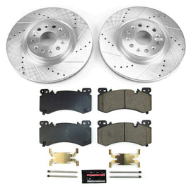 Power Stop 2022 Cadillac XT6 Front Z36 Truck & Tow Brake Kit
