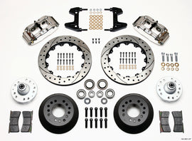 Wilwood Narrow Superlite 6R Front Hub Kit 12.88in Drill Pol 74-80 Pinto/Mustang II Disc Spindle only