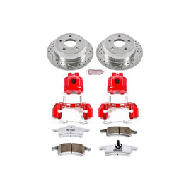 Power Stop 99-04 Jeep Grand Cherokee Rear Z26 Street Warrior Brake Kit w/Calipers