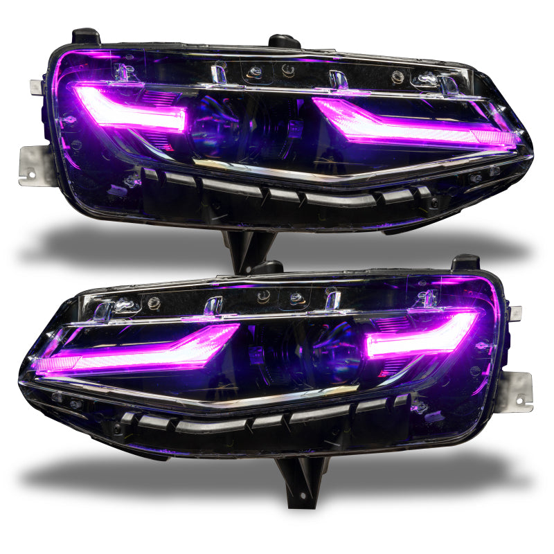 Oracle 19-21 Chevy Camaro LS/LT RGB+A Headlight DRL  Kit - ColorSHIFT w/ BC1 Controller