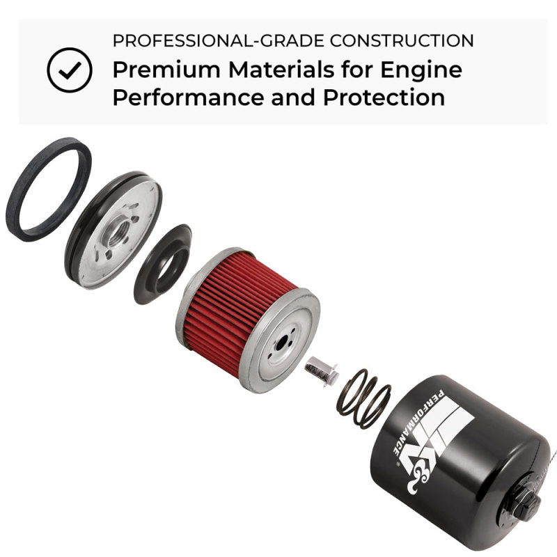 K&N Oil Filter 02-10 Harley-Davidson VRSC 3in OD x 3.844in Height