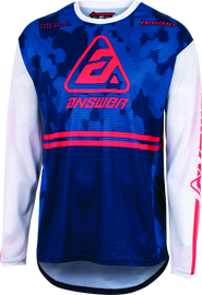 Answer 23 Ark Trials Jersey Blue/White/Red Youth - Large