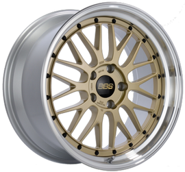 BBS LM 21x10.5 5x112 ET10 Gold Wheel 82mm PFS Required