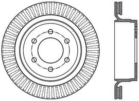 StopTech 12-19 Ford F-150 (w/Manual Parking Brake) Slotted Sport Brake Rotor
