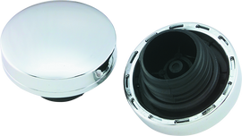 Bikers Choice 82-E96 Non-Vented High Top Gas Cap Left Side Fat Bob Screw In Type